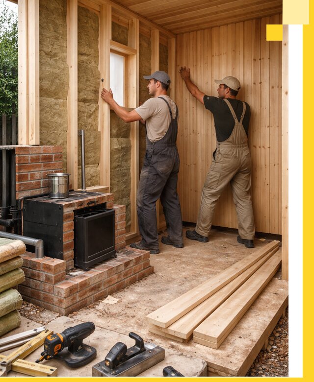 Строительство и установка дачных саун под ключ в Боре