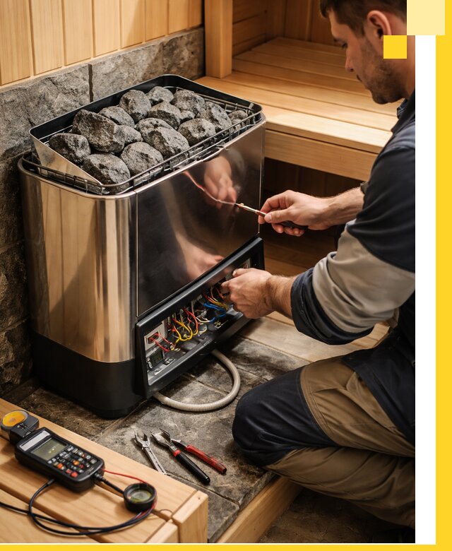 Продажа и установка электрокаменок для саун в Боре