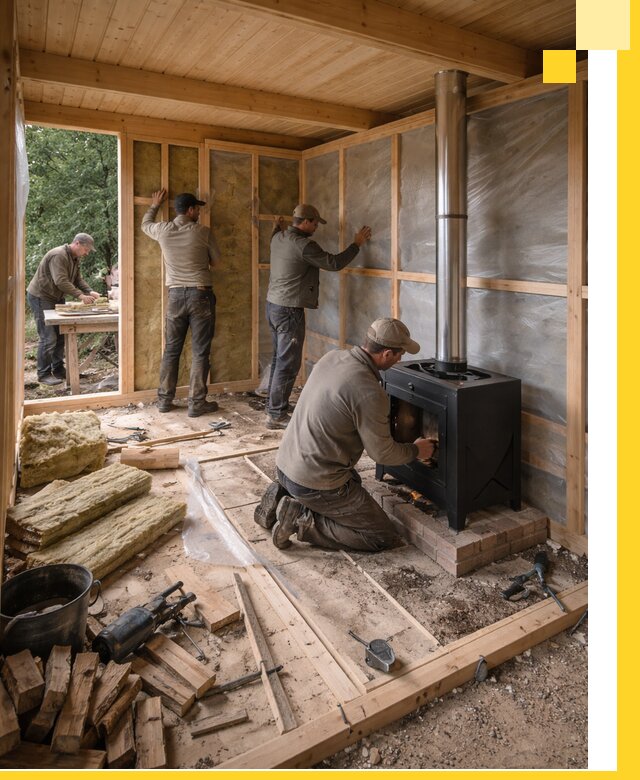 Профессиональный монтаж бань под ключ в Боре для дома