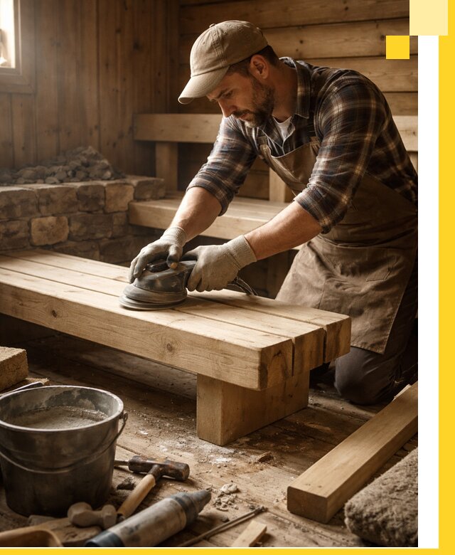 Ремонт бань под ключ в Боре с гарантией качества и сроков