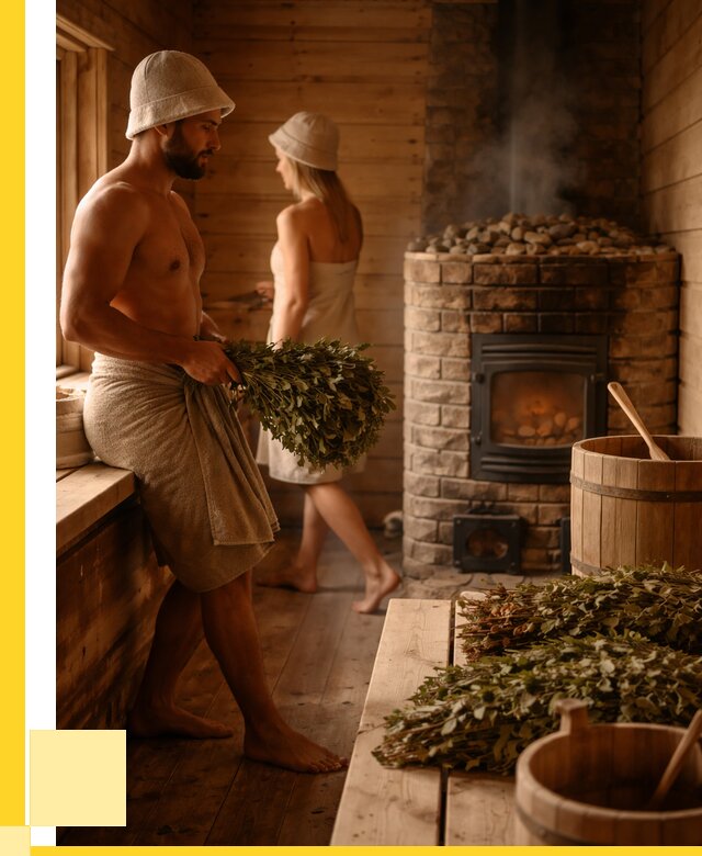 Русские бани в Боре: проекты и дизайн от 363650 р. | ЭриданБор