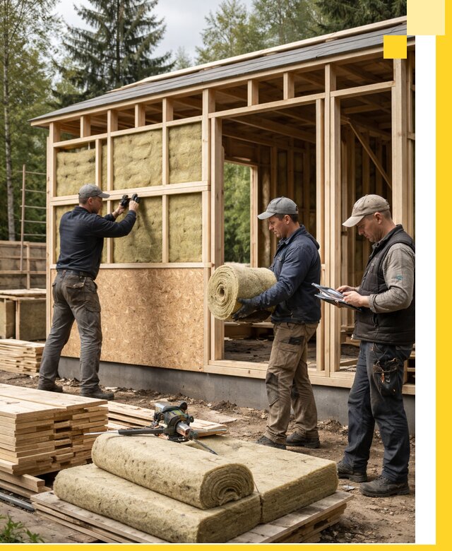 Проектирование и строительство каркасных бань в Боре под ключ