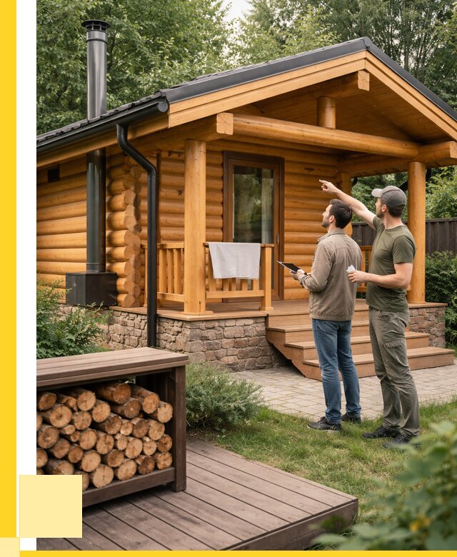 Бани для дачи под ключ в Боре от 259750 р. | ЭриданБор