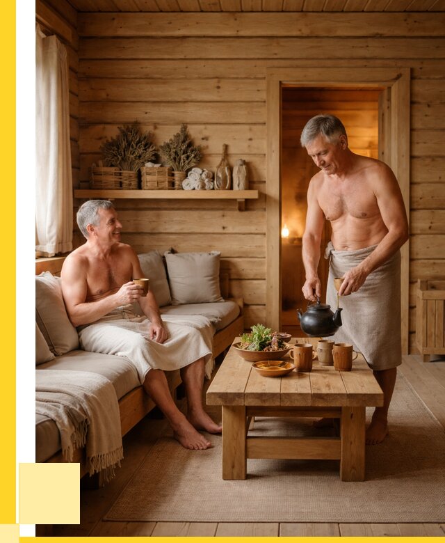 Бани с комнатой отдыха под ключ в Боре от 467550 р. | ЭриданБор