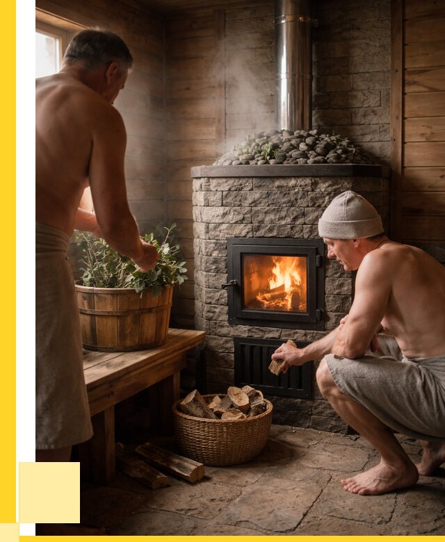 Банные печи под ключ в Боре от 46755 р. | ЭриданБор кирпичная