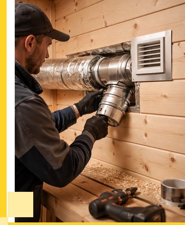 Монтаж вентиляции бани в Боре от 12468 р. | ЭриданБор