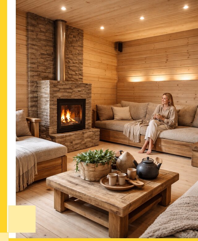 Проект бани с комнатой отдыха в Боре от 36365 р. | ЭриданБор