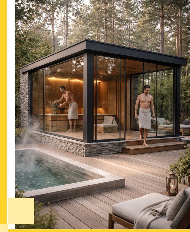 Стеклянные бани и двери в Боре от 467550 р. | ЭриданБор