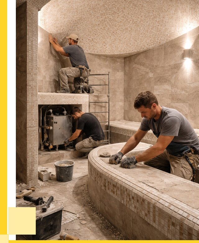 Монтаж хамамов под ключ в Боре от 259750 р. ЭриданБор