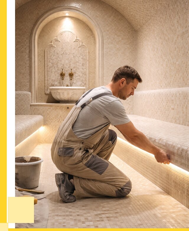 Отделка хамамов под ключ в Боре от 5715 р. | ЭриданБор