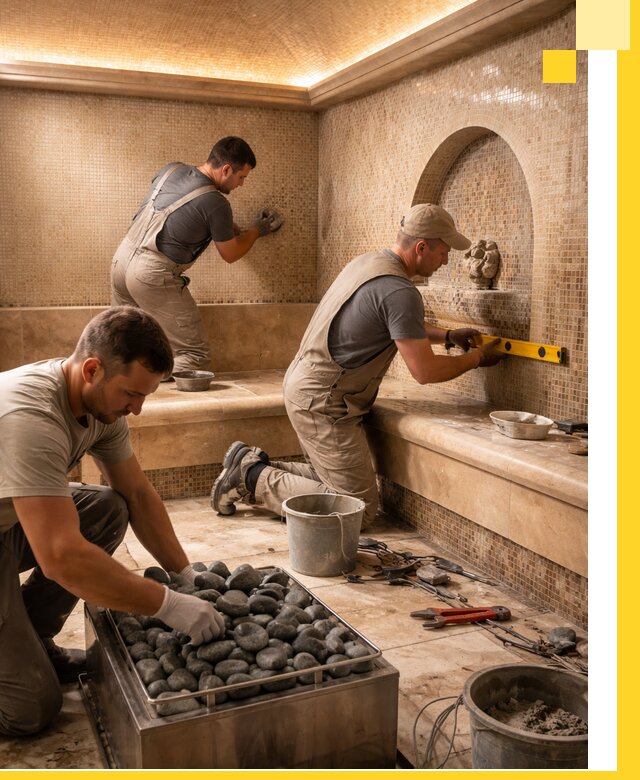 Проектирование и строительство хамама и сауны в Боре