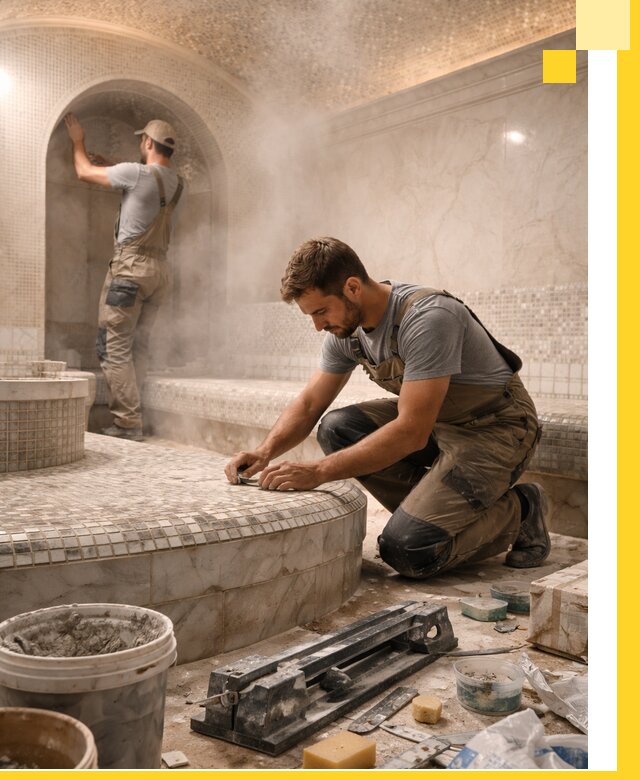 Профессиональный дизайн хамама и SPA под ключ в Боре