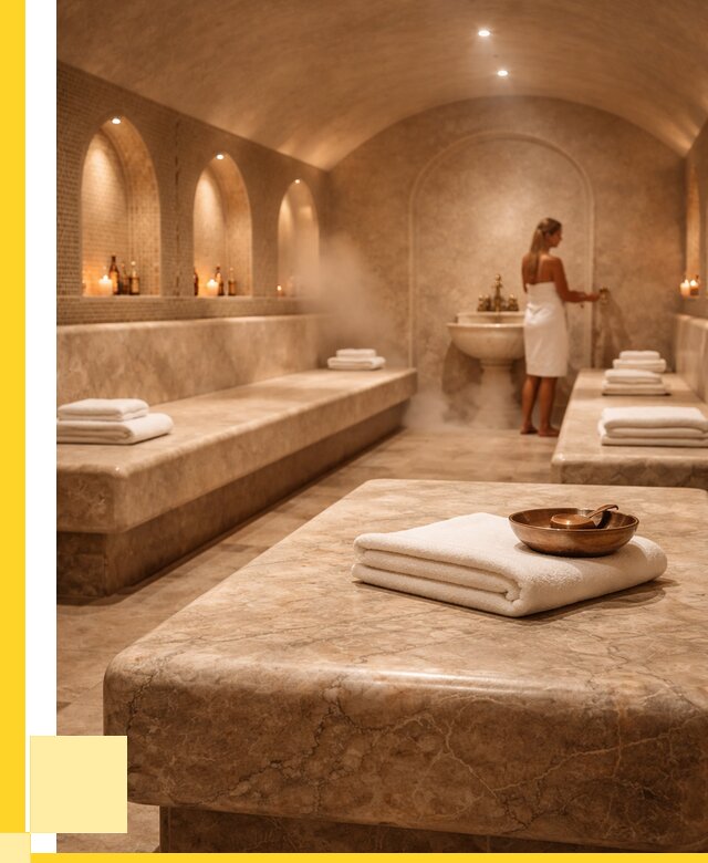 Лежаки для хамама в Боре под ключ от 36365 р. | ЭриданБор