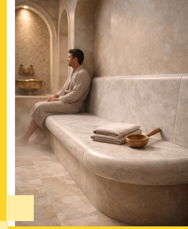 Сиденья для хамама в Боре под ключ от 12468 р. | ЭриданБор