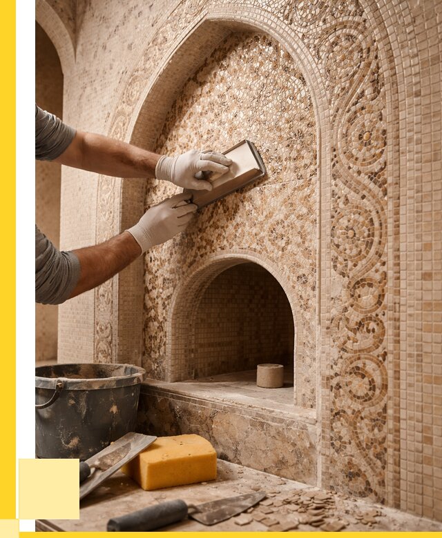 Мозаика для хамама в Боре под ключ от 5195 р. | ЭриданБор