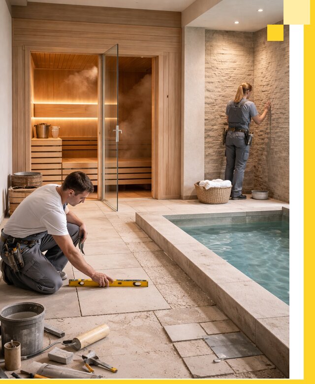 Комплексный дизайн и отделка интерьеров SPA под ключ в Боре